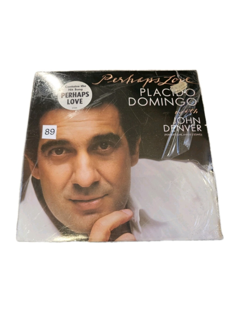 Placido Domingo with John Denver - Perhaps Love (CBS 1981) 12" vinyl LP Album